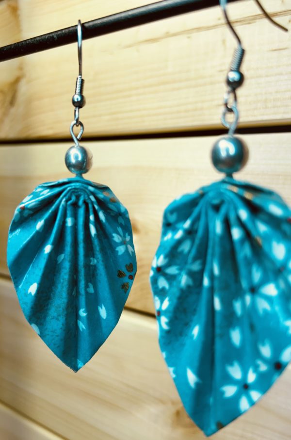 Feuilles Perles & Origami - Verre de bohême – Image 2