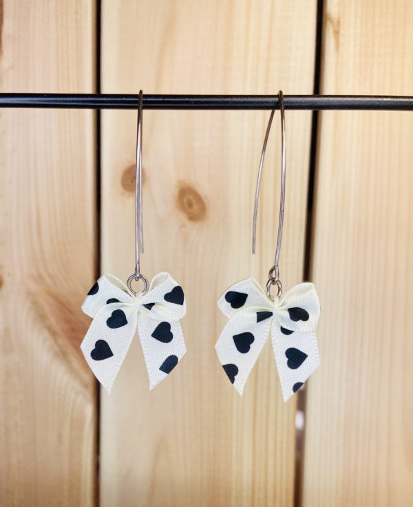 Boucles d'oreilles Nœuds Ruban